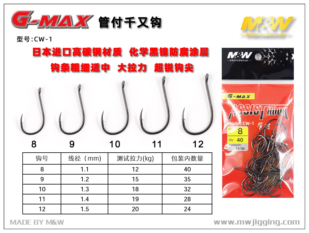 G-MAX管付千又钩