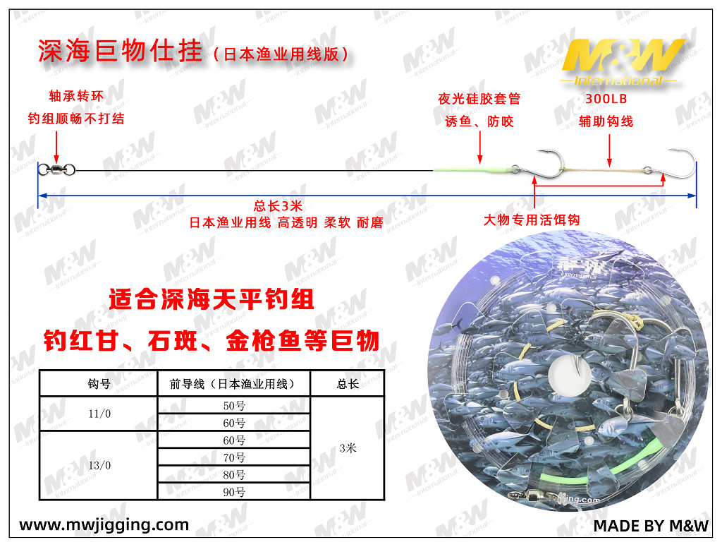 深海巨物仕挂（日本渔业用线版）